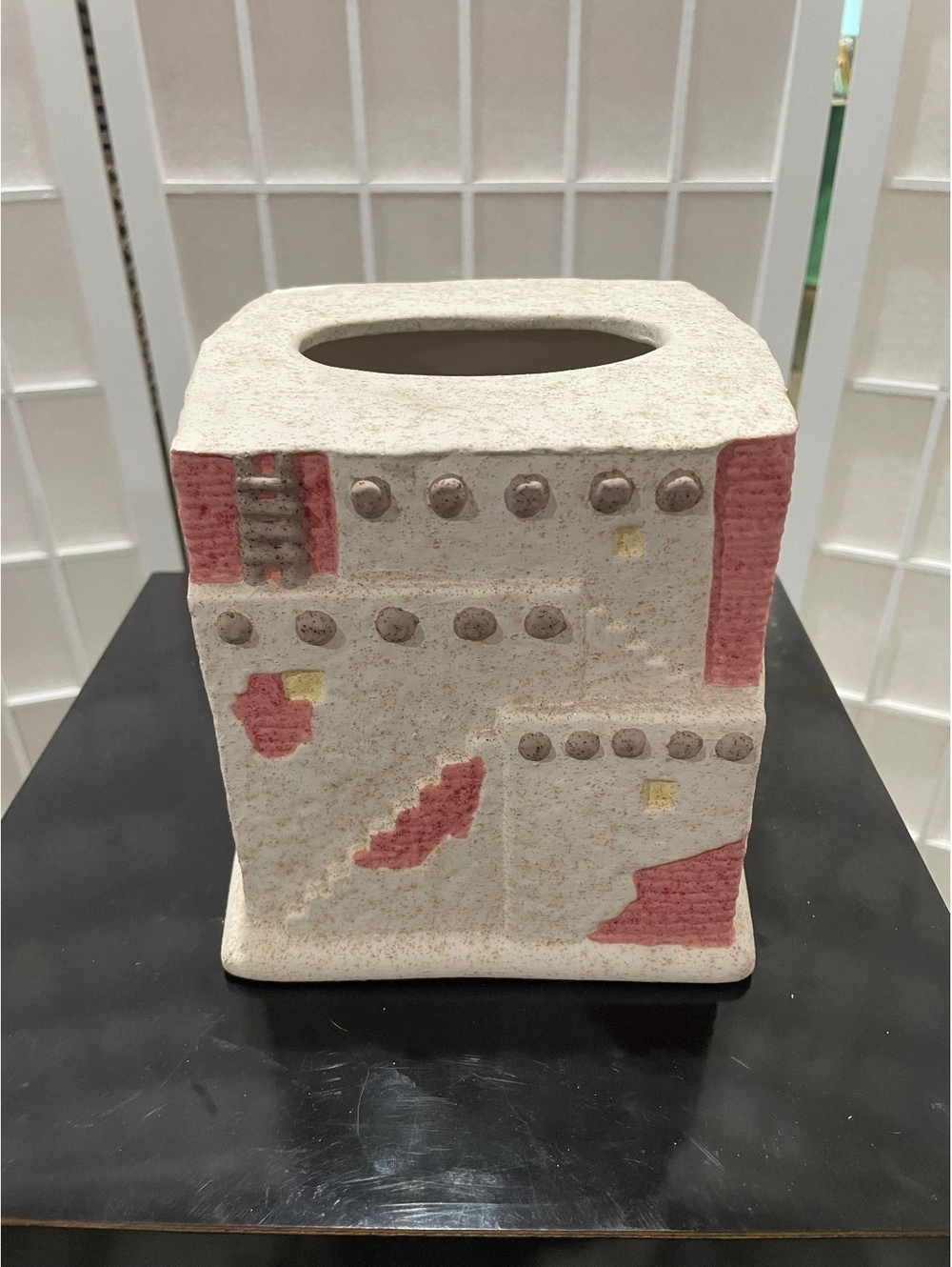 Vintage Southwestern Pueblo Tissue Box Cover